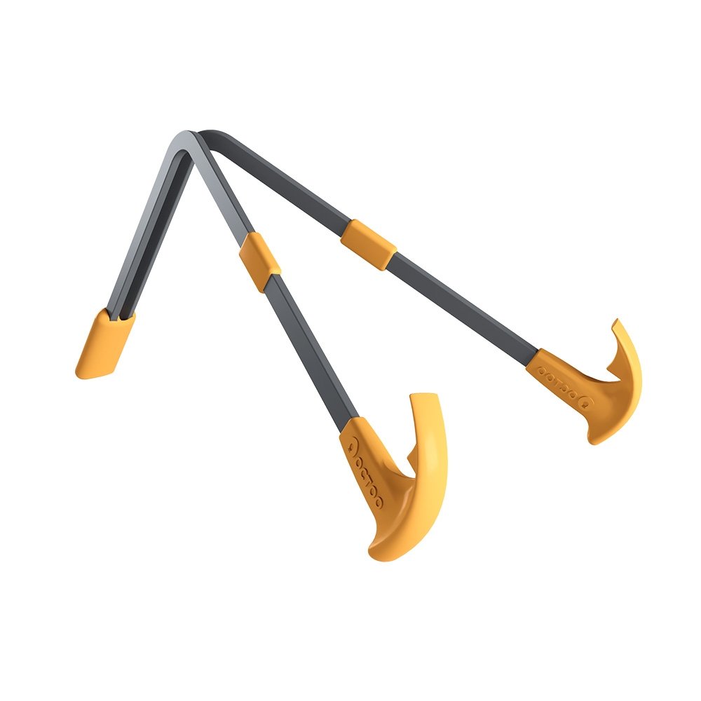 Suporte para Notebook e Tablet Octoo LiteStand Note, Titanium e Caramelo - 9569