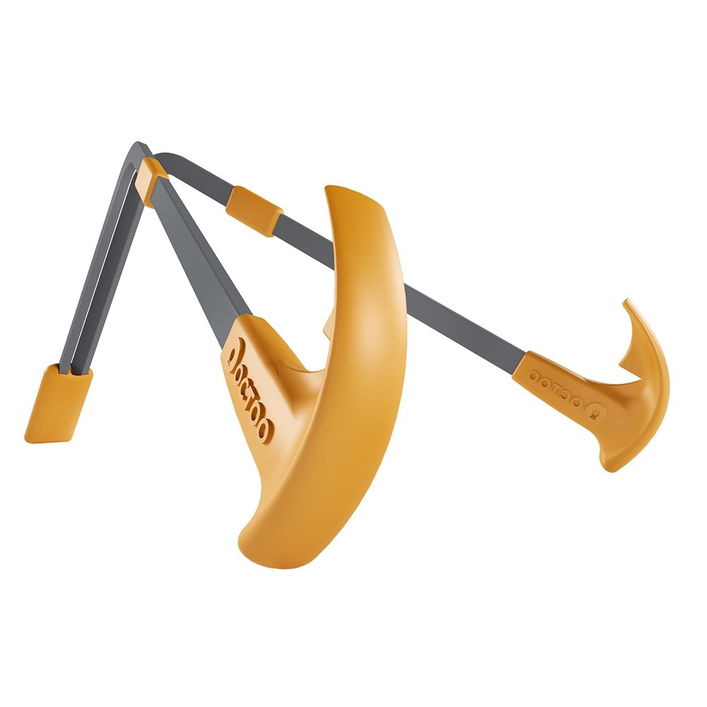 Imagem 2 de 5 do produto Suporte para Notebook e Tablet Octoo LiteStand Note, Titanium e Caramelo - 9569