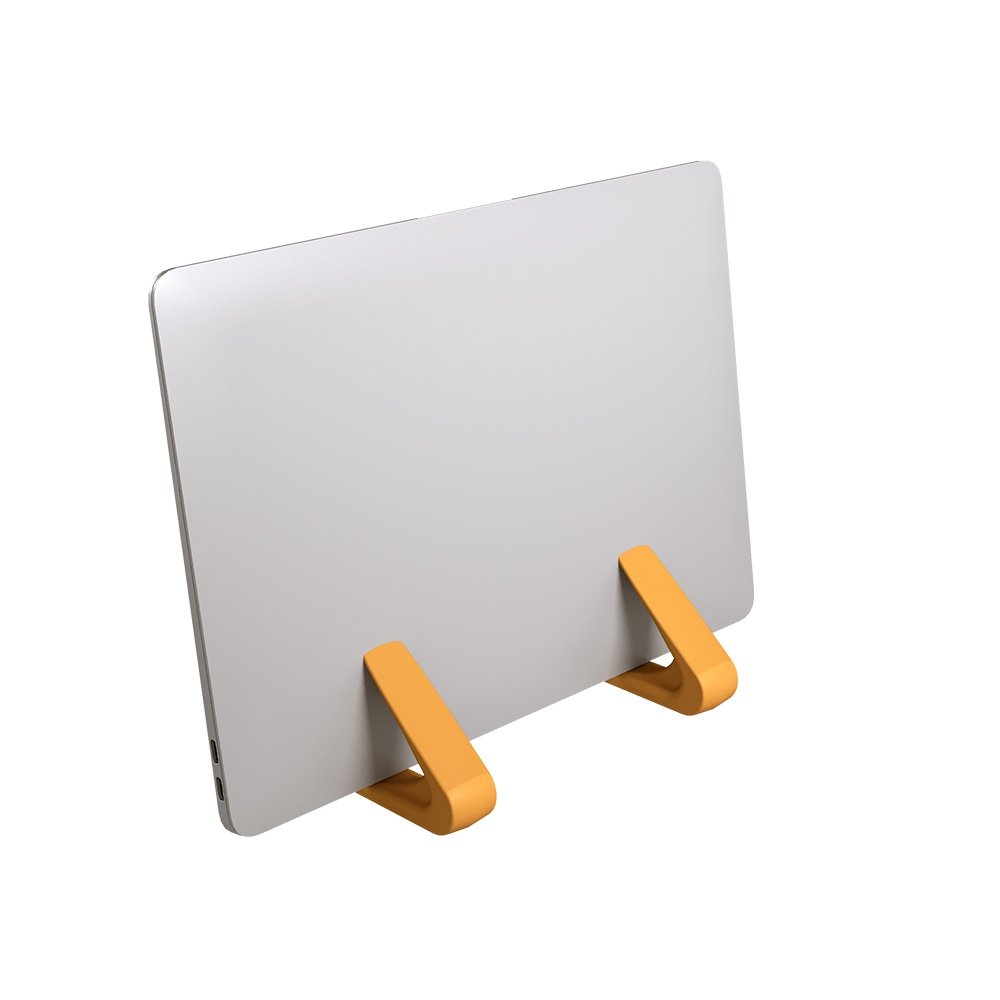 Imagem 6 de 6 do produto Suporte vertical para Notebook e Tablet Octoo LiteStand Vertical, Titanium e Caramelo - 9574