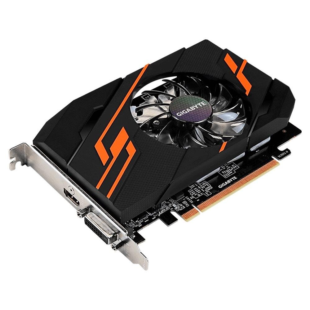 Placa de Vídeo VGA NVIDIA GIGABYTE GEFORCE GT 1030 2GB OC GDDR5 GV-N1030OC-2GI Placa de Vídeo VGA NVIDIA GIGABYTE GEFORCE GT 1030 2GB OC GDDR5 GV-N1030OC-2GI