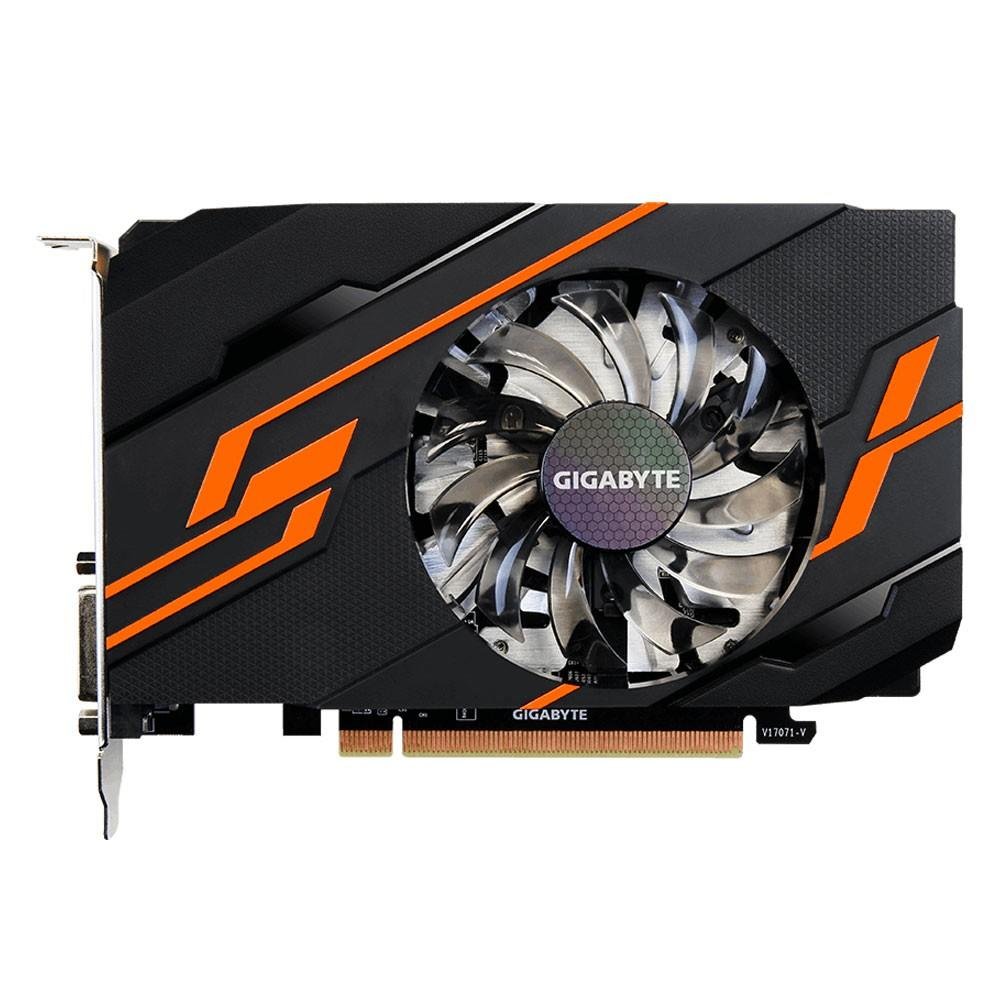 Placa de Vídeo VGA NVIDIA GIGABYTE GEFORCE GT 1030 2GB OC GDDR5 GV