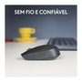 Mouse sem fio Logitech M170 com Design Ambidestro Compacto, Conexão USB e Pilha Inclusa, Preto - 910-004940