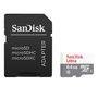Cartão de Memória SanDisk 64GB  Micro SD   Classe 10 Vel. Até 80MB/s a Prova de Água p/ Smartphone SDSQUNS-064G-GN3MA