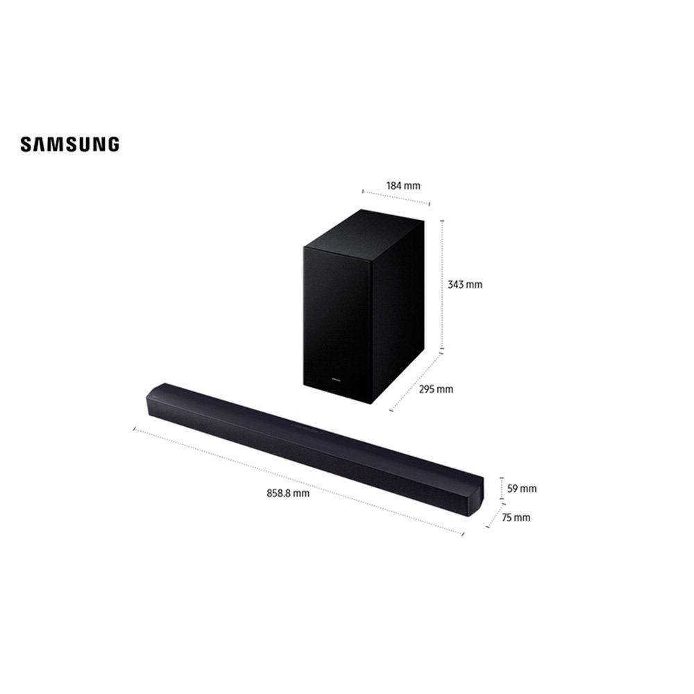 Soundbar ( Balão.info) HW-B450F 2.1 Canais, com Subwoofer, Dolby Audio, Bluetooth, Preta - HW-B450F/ZD - foto 4