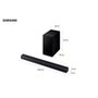 Soundbar Samsung HW-B450F 2.1 Canais, com Subwoofer, Dolby Audio, Bluetooth, Preta - HW-B450F/ZD