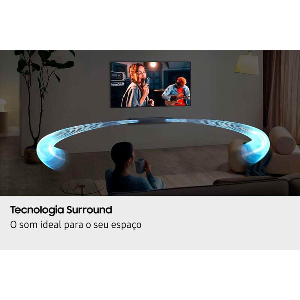 Soundbar Samsung HW-B400F 2.0 Canais, com Subwoofer Integrado, Dolby Audio, Bluetooth, Preta - HW-B400F/ZD - view 9
