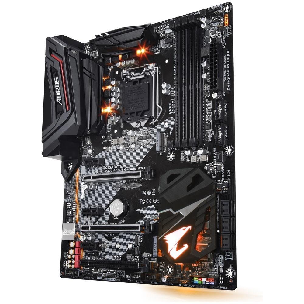 Placa-Mãe GIGABYTE p/ Intel LGA 1151 ATX Z370 AORUS GAMING WIFI DDR4 Placa-Mãe GIGABYTE p/ Intel LGA 1151 ATX Z370 AORUS GAMING WIFI DDR4