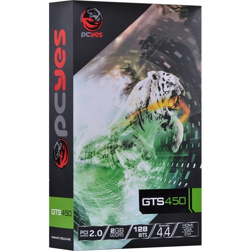 Placa de Vídeo PCYes NVIDIA GeForce GT S450 2GB, GDDR5 - PPV450GS12802G5 Placa de Vídeo PCYes NVIDIA GeForce GT S450 2GB, GDDR5 - PPV450GS12802G5