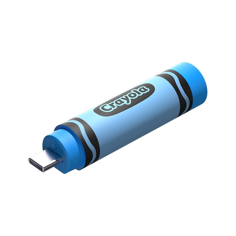 Pen Drive 64GB SanDisk Crayola USB-C Flash Drive, Cerulean Blue - SDCZIC-064G( Balão.info - foto 4