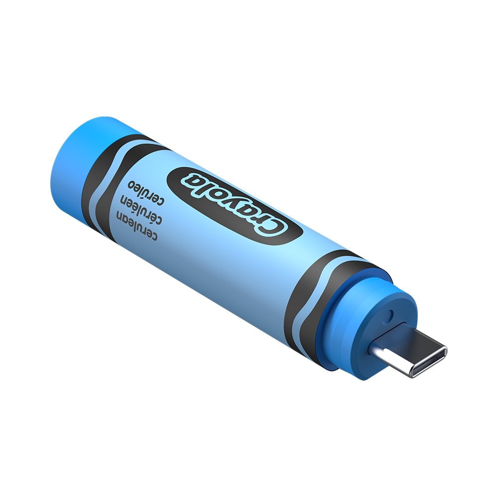 Pen Drive 64GB SanDisk Crayola USB-C Flash Drive, Cerulean Blue - SDCZIC-064G( Balão.info - foto 6