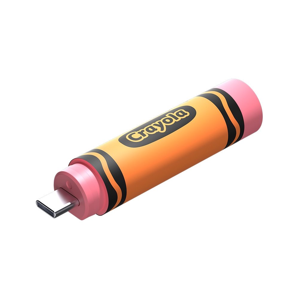Pen Drive 256GB SanDisk Crayola USB-C Flash Drive, Mango Tango - SDCZIC-256G( Balão.info - foto 4