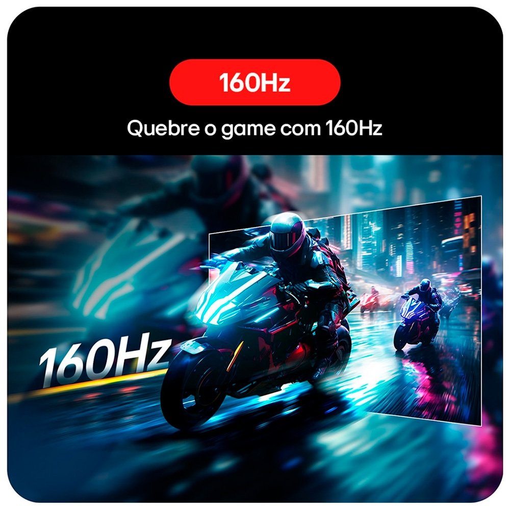 Imagem 6 de 12 do produto Monitor Gamer Curvo LG UltraGear 34, QHD, UltraWide, 160Hz, 1ms, FreeSync Premium, HDR10, Altura Ajustável, Som Integrado - 34G600A-B
