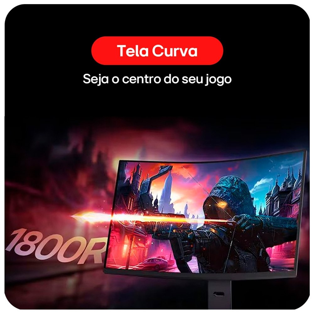 Imagem 11 de 12 do produto Monitor Gamer Curvo LG UltraGear 34, QHD, UltraWide, 160Hz, 1ms, FreeSync Premium, HDR10, Altura Ajustável, Som Integrado - 34G600A-B