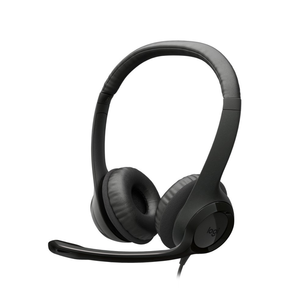 Headset ( Balão.info) H390, Controles de Áudio Integrado, Microfone com Redução de Ruído, USB-C, Preto - 981-( Balão.info - foto 2