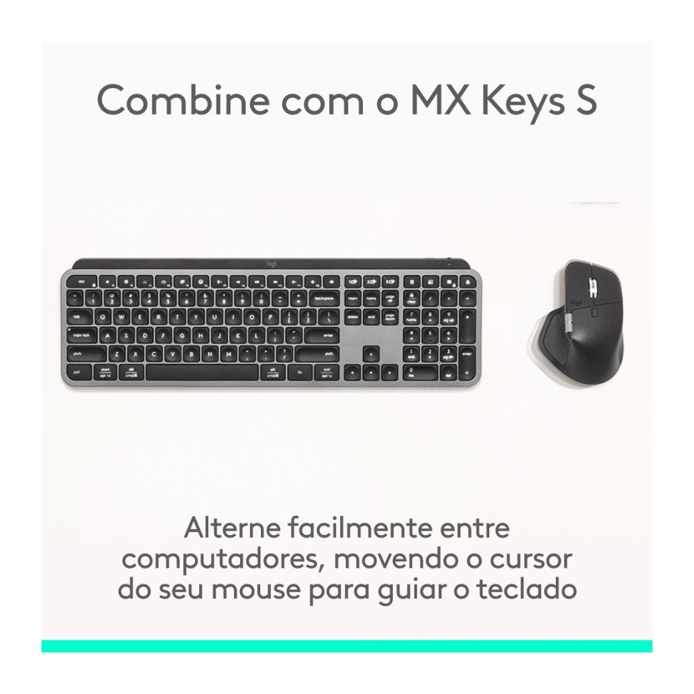 Mouse Sem Fio ( Balão.info) 4, Sensação Tátil do Haptic Feedback, USB-C, Bluetooth, Grafite - 910-( Balão.info - foto 7