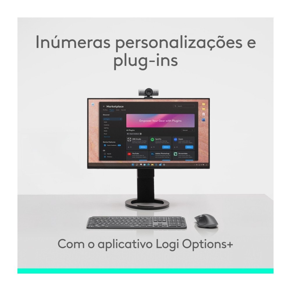 Mouse Sem Fio ( Balão.info) 4, Sensação Tátil do Haptic Feedback, USB-C, Bluetooth, Grafite - 910-( Balão.info - foto 8