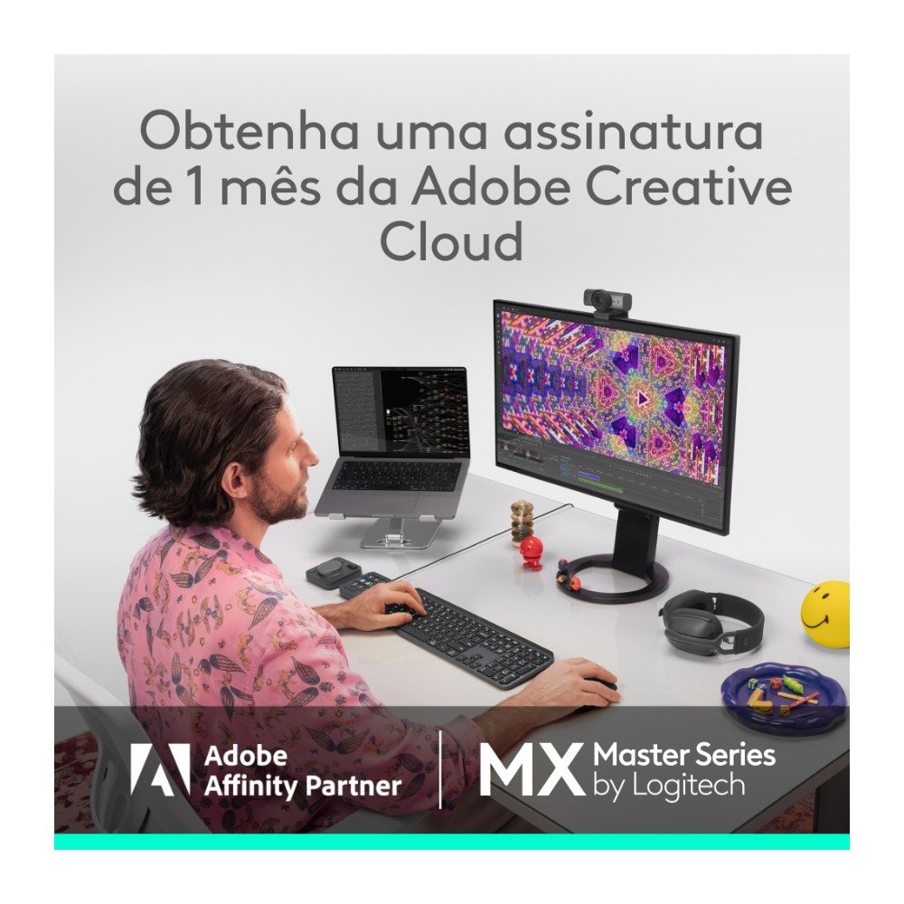 Mouse Sem Fio ( Balão.info) 4, Sensação Tátil do Haptic Feedback, USB-C, Bluetooth, Grafite - 910-( Balão.info - foto 12