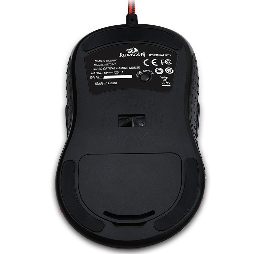 Imagem 5 de 8 do produto Mouse Gamer Redragon 10000DPI Chroma Phoenix M702-2