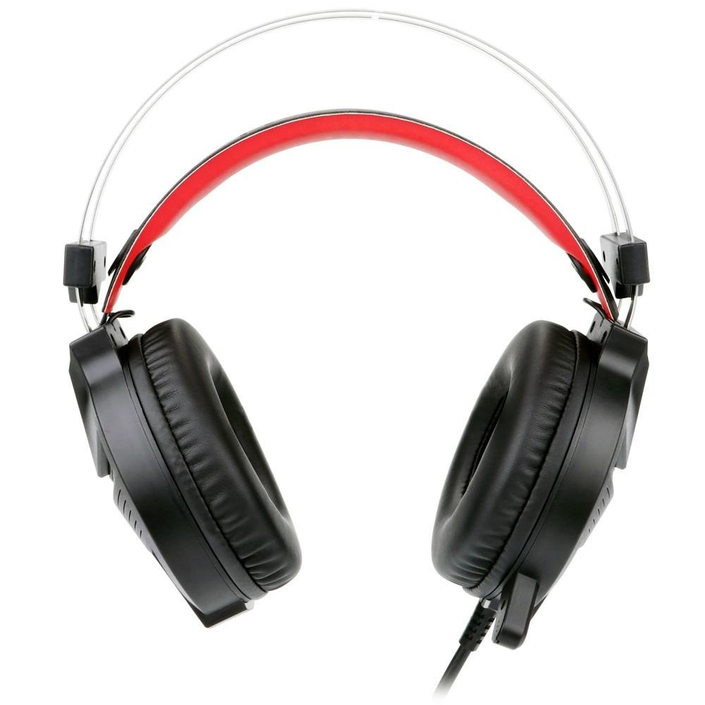Imagem 6 de 8 do produto Headset Gamer Redragon P2 e USB Preto e Vermelho Memecoleous H112