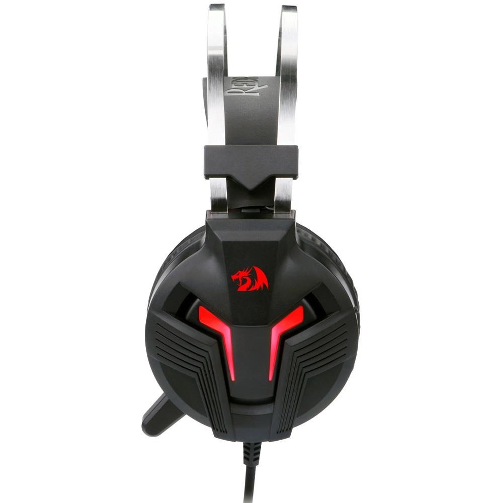 Imagem 8 de 8 do produto Headset Gamer Redragon P2 e USB Preto e Vermelho Memecoleous H112