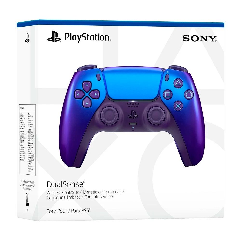 Controle Sony DualSense PS5, Sem Fio, Chroma Indigo - view 6