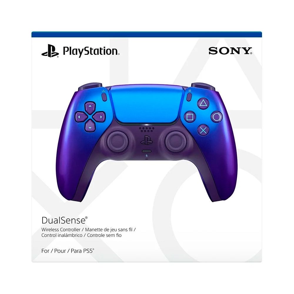 Controle Sony DualSense PS5, Sem Fio, Chroma Indigo - view 5