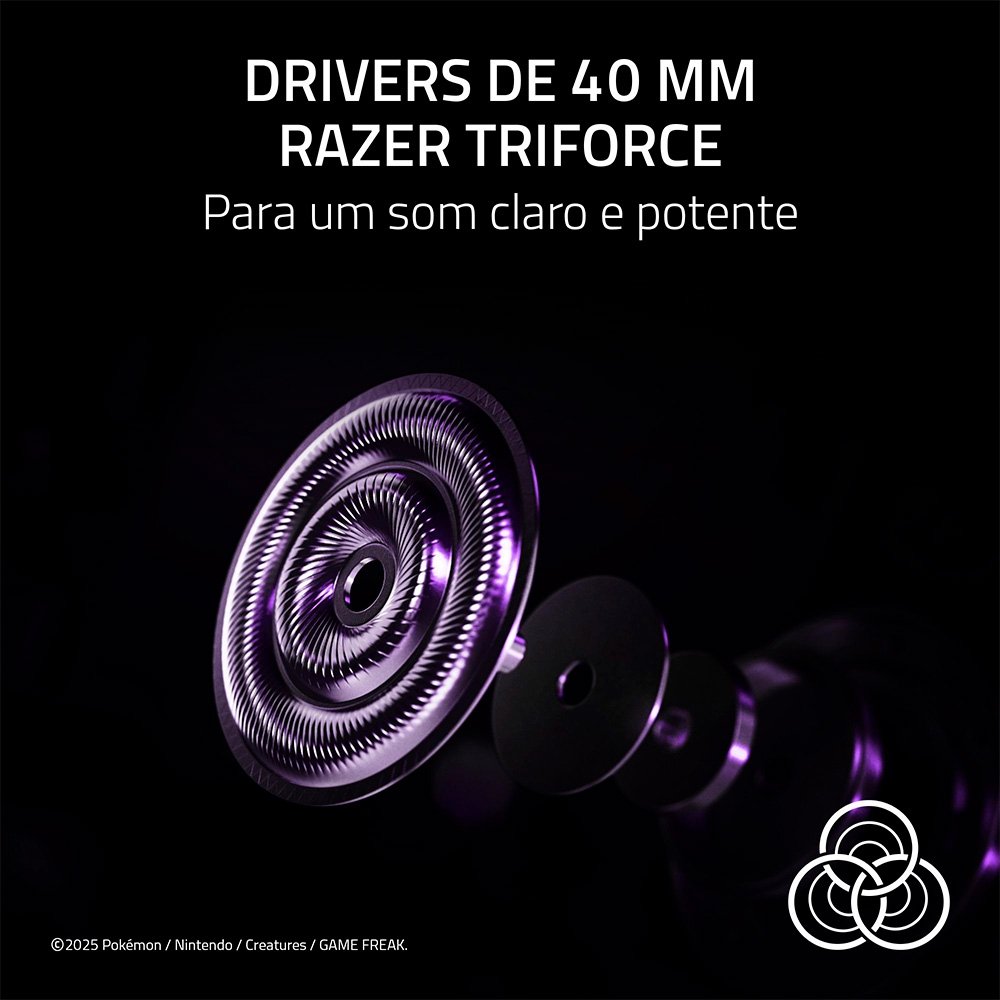 Imagem 6 de 9 do produto Headset Gamer Razer Kraken Kitty V2, Chroma RGB, Conexão USB, Gengar Edition - RZ04-04730300-R3M1
