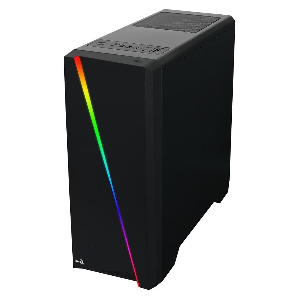 Imagem 4 de 6 do produto Gabinete Aerocool Cylon, Mid Tower, ATX, RGB LED, Preto