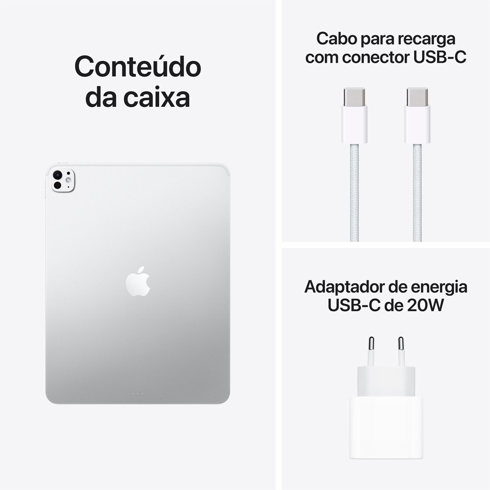 "Balão.info) de 13"" Chip ( Balão.info), Wi-Fi, 2TB, Câmera 12MP. Vidro Nano-Texture, Prateado - MDYW4BZ/A" - foto 9