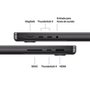 MacBook Pro de 14", M5, CPU de 10 núcleos, GPU de 10 núcleos, 16GB RAM, SSD 512GB, Preto-Espacial - MDE04BZ/A