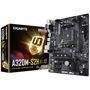 Placa-Mãe Gigabyte GA-A320M-S2H, AMD AM4, mATX, DDR4, Preto - GA-A320M-S2H