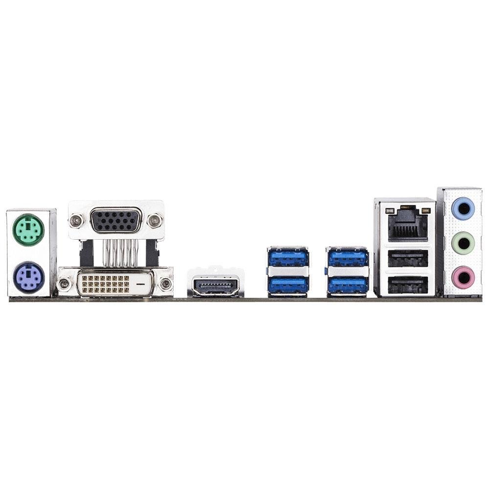 Placa-Mãe Gigabyte GA-A320M-S2H, AMD AM4, mATX, DDR4, Preto - GA-A320M-S2H
