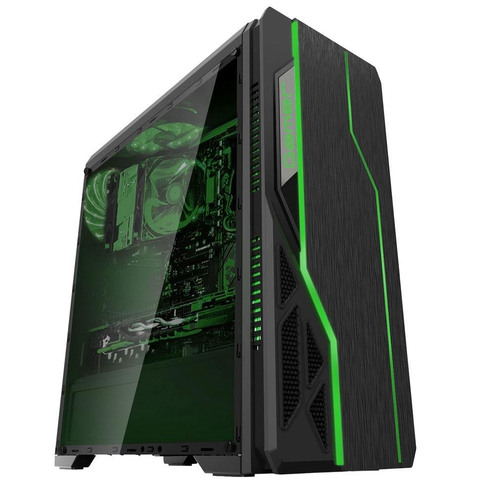 Imagem 2 de 12 do produto Gabinete Gamer Bluecase sem fonte USB 3.0 Preto BG-009