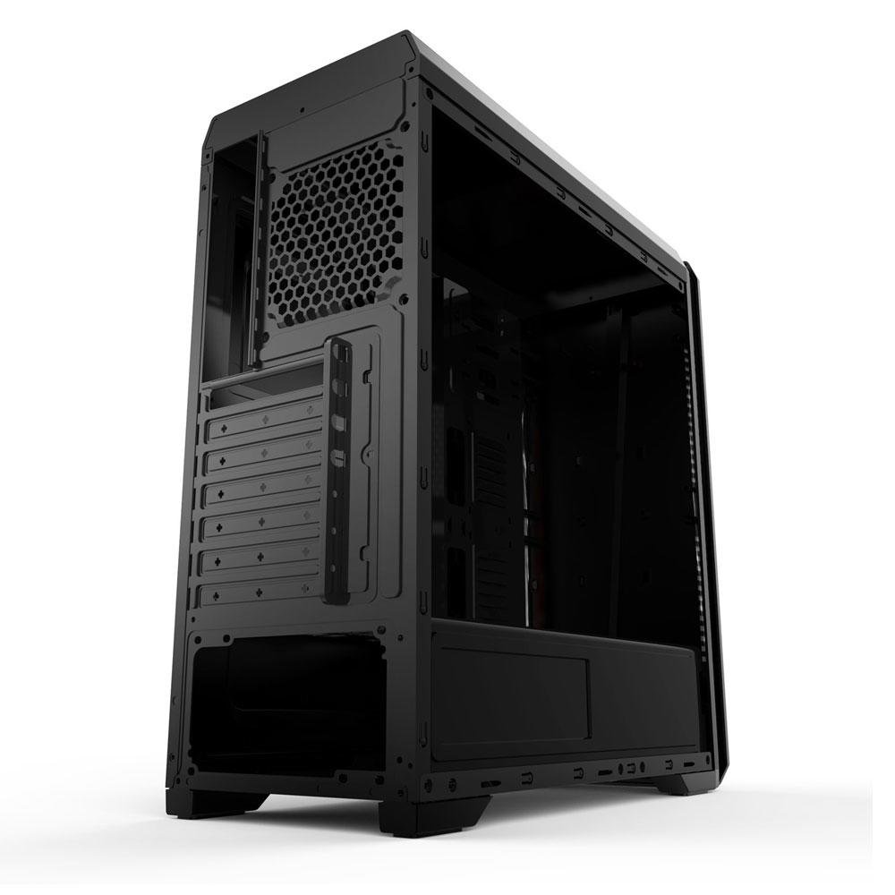 Imagem 10 de 12 do produto Gabinete Gamer Bluecase sem fonte USB 3.0 Preto BG-009