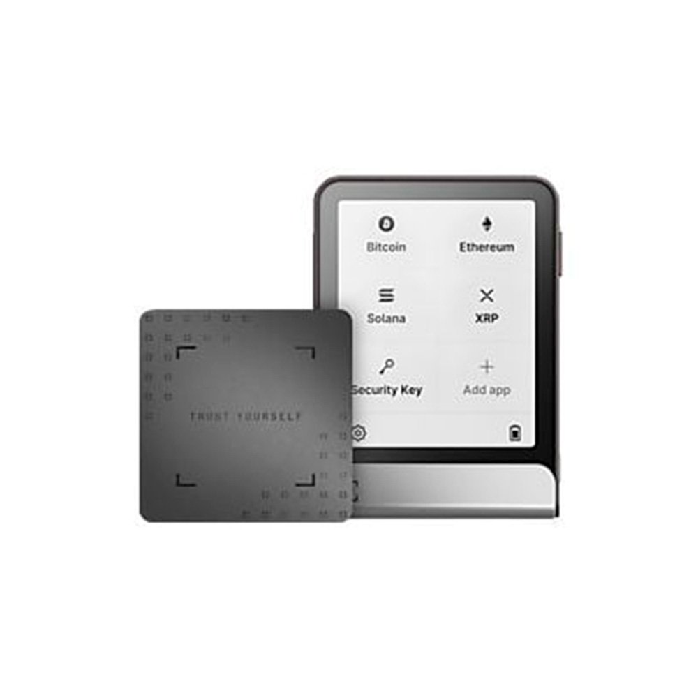 Carteira para Criptomoedas Ledger Flex, com Ledger Recovery Key, Grafite - FLEX-RKEY-ENFRES