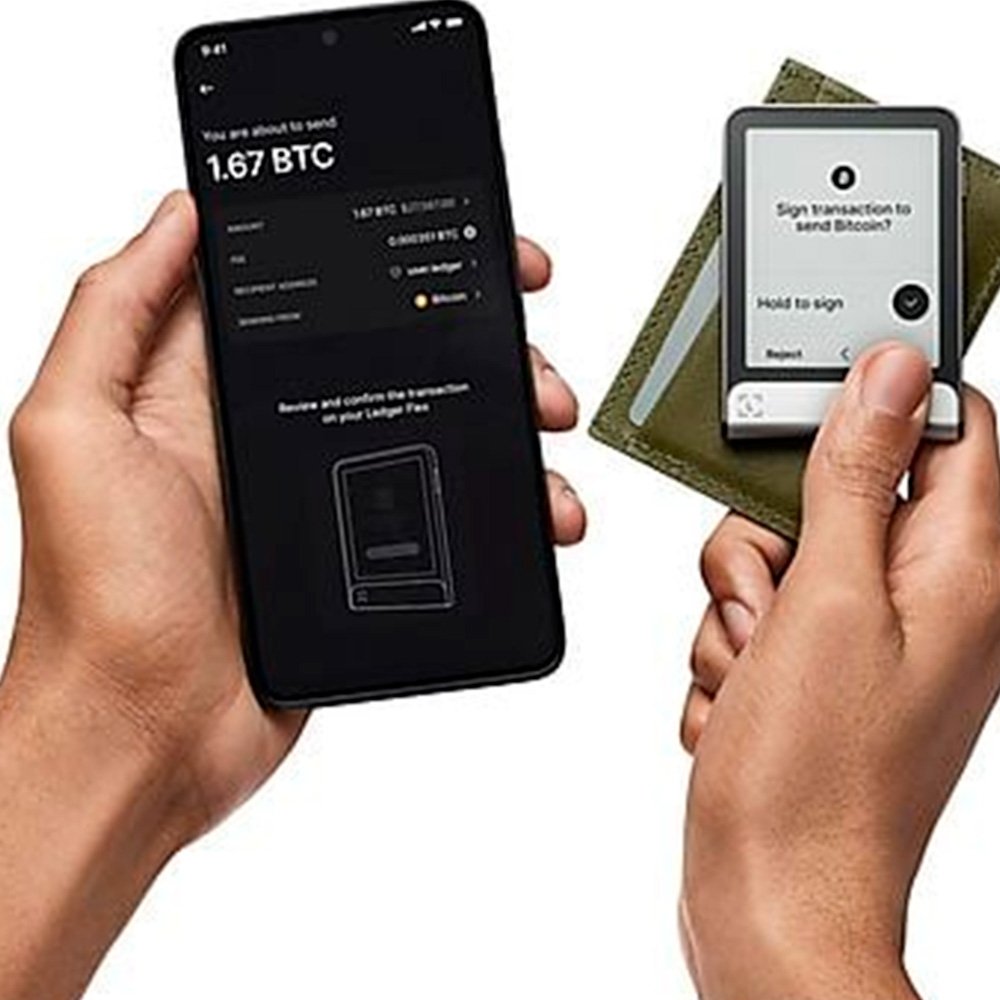Carteira para Criptomoedas Ledger Flex, com Ledger Recovery Key, Grafite - FLEX-RKEY-ENFRES - view 6