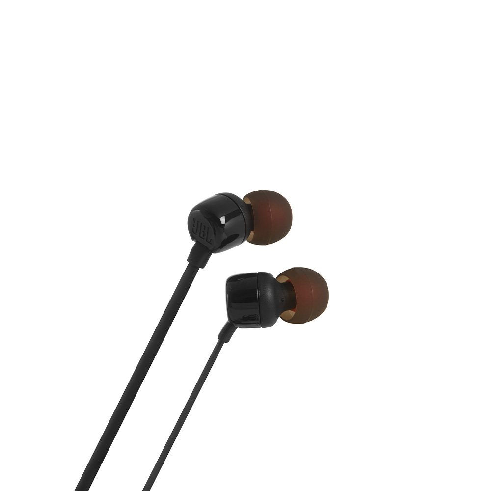 Fone de Ouvido Intra-Auricular JBL Tune 110, com Fio e Microfone, Pure Bass, Preto - JBLT110BLKE - view 2