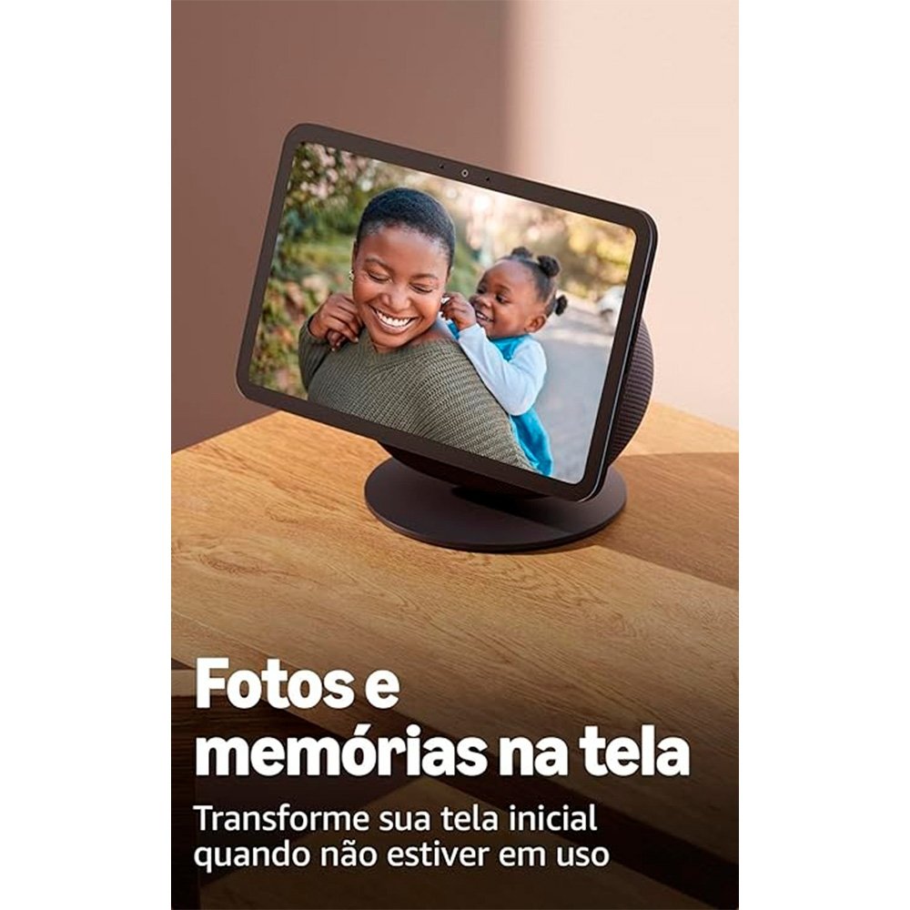 Echo Show 8 Amazon (Geração mais recente), Grafite - B0DYC2GV1Z - view 6