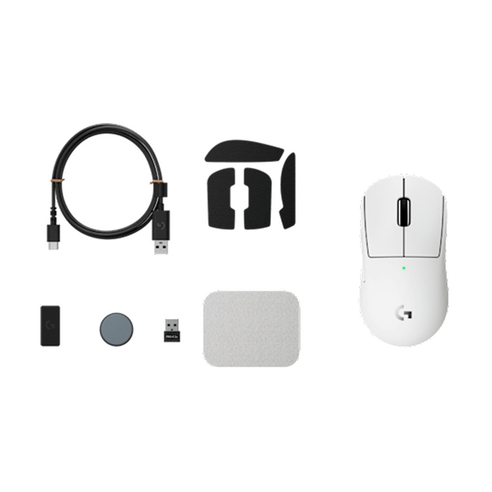 マウス・トラックボール Gprox SUPERLIGHT2c White Mouse Gamer Sem fio Logitech G PRO X SUPERLIGHT 2 Branco