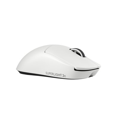 Mouse Gamer Sem Fio Logitech G PRO X SUPERLIGHT 2c, 5 botões, sensor 44K DPI, Atualização de até 8 kHz, PC e Mac, Branco - 910-007537