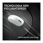 Mouse Gamer Sem Fio Logitech G PRO X SUPERLIGHT 2c, 5 botões, sensor 44K DPI, Atualização de até 8 kHz, PC e Mac, Branco - 910-007537