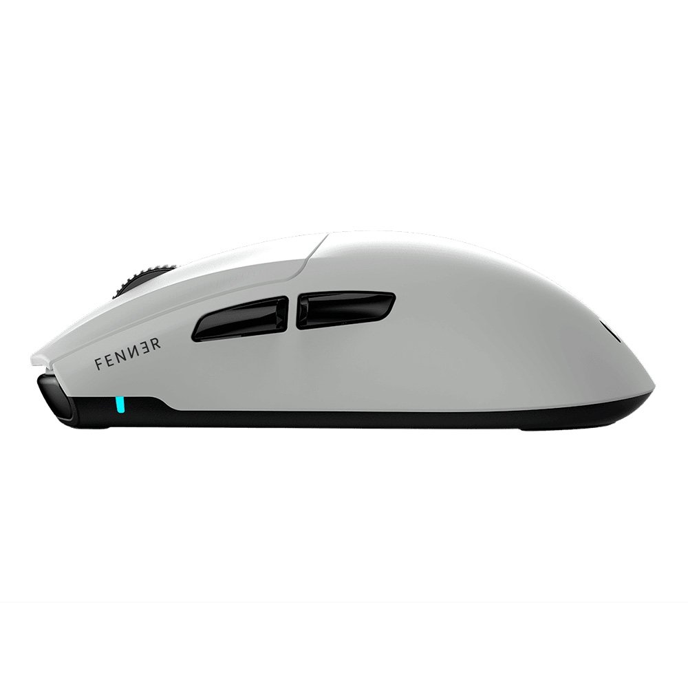 Imagem 4 de 8 do produto Mouse Gamer Sem Fio PCYES Fenner, RGB, 26000 DPI, 6 Botões, Wireless, Bluetooth, Polling Rate 8K, Branco Ghost - PMGFWG8K