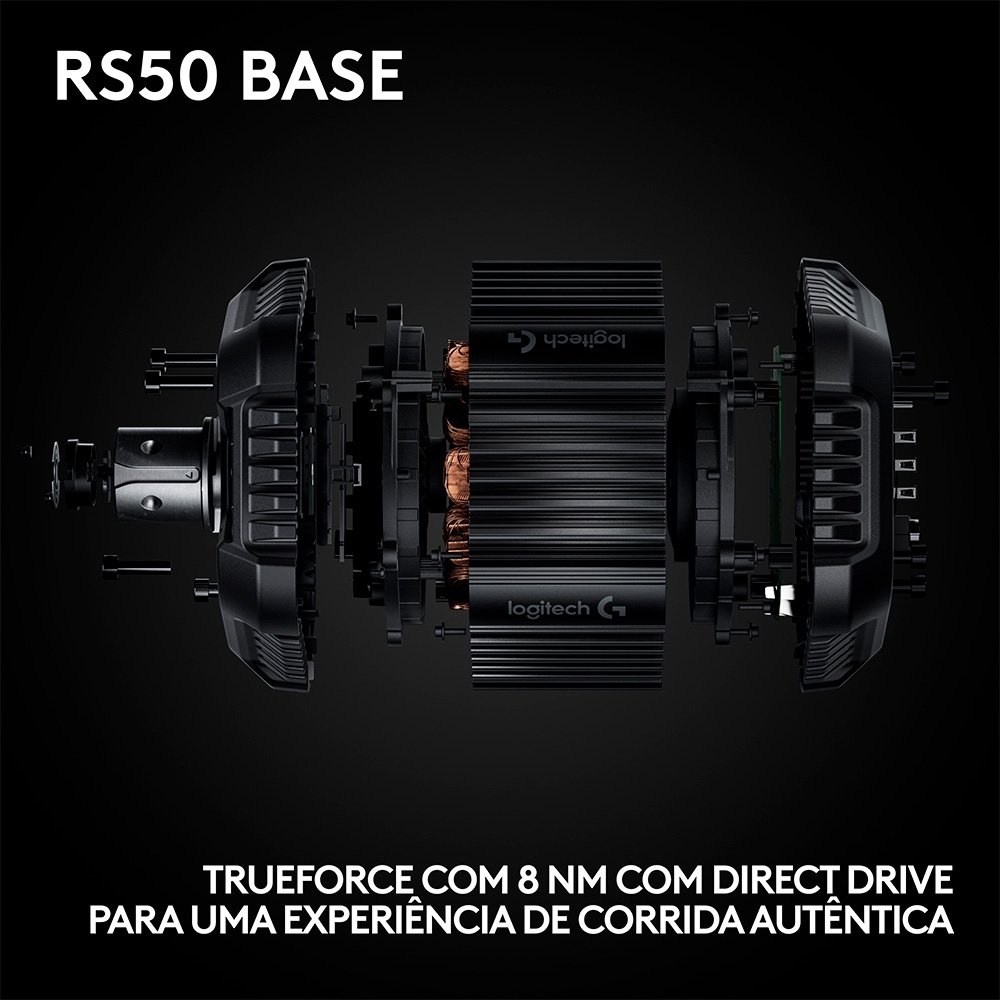 Volante Logitech G RS50 Com Direct Drive DE 8 Nm, Feedback TRUEFORCE, Ultrarealista, Compatível com Xbox/PC - 941-000273 - view 4