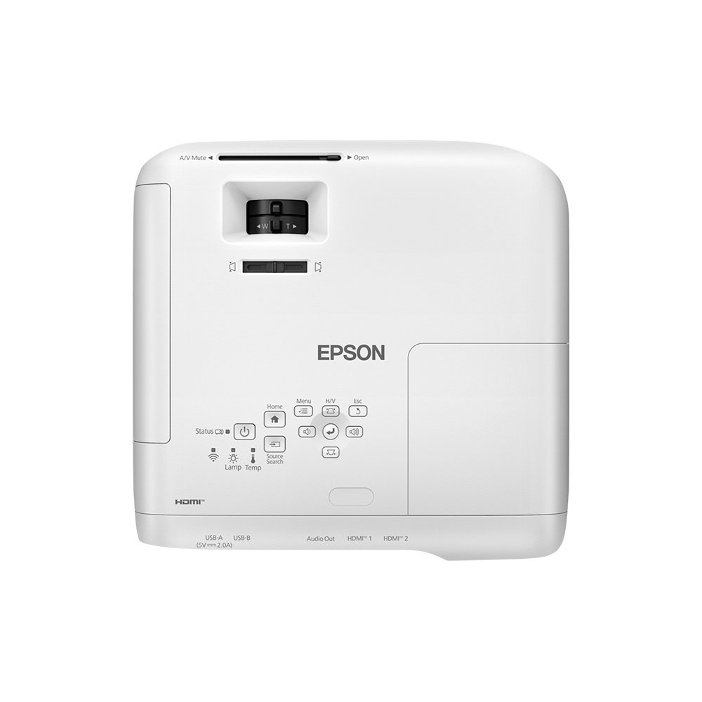 Projetor Portátil Wireless Epson Powerlite FH54+, 4.100 Lumens, Full HD, Tecnologia 3LCD, 2x HDMI, Controle Remoto, Branco - V11HB59021 - view 5