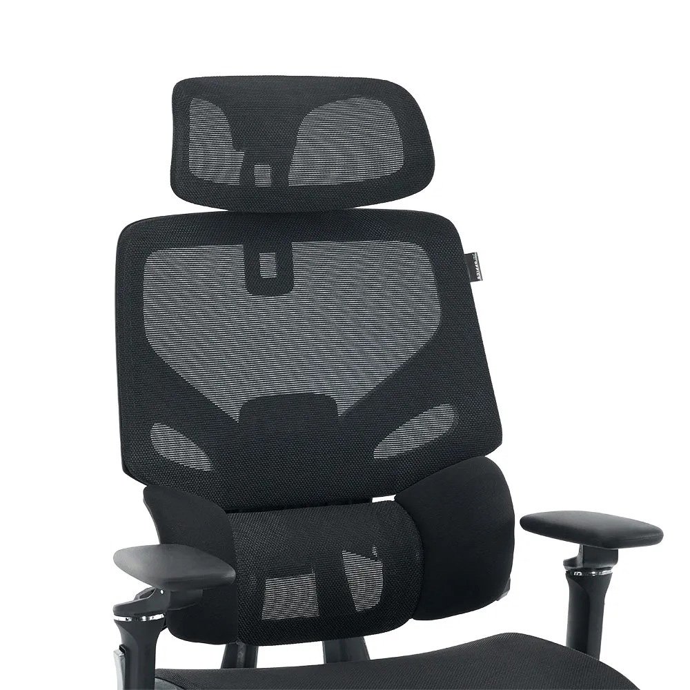 Cadeira Office XT Office X-Space Aluminum, Até 130Kg, Reclinável, Braço 6D, Cilindro de Gás Classe 4, Tela Mesh, Preta - XTO-101 - view 5