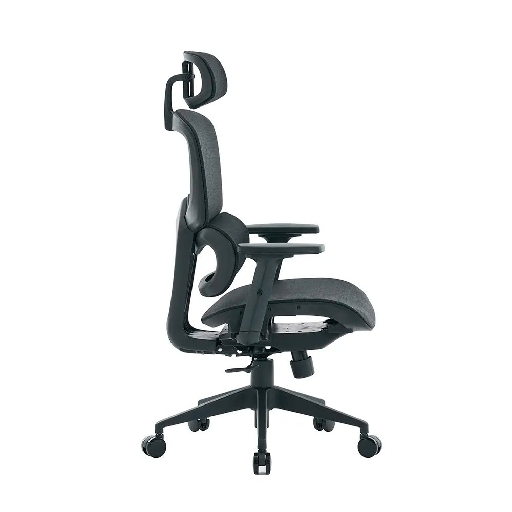 Cadeira Office XT Office X-Max, Até 120Kg, Reclinável, Braço 2D, Cilindro de Gás Classe 4, Tela Mesh, Preta - XTO-103 - view 3