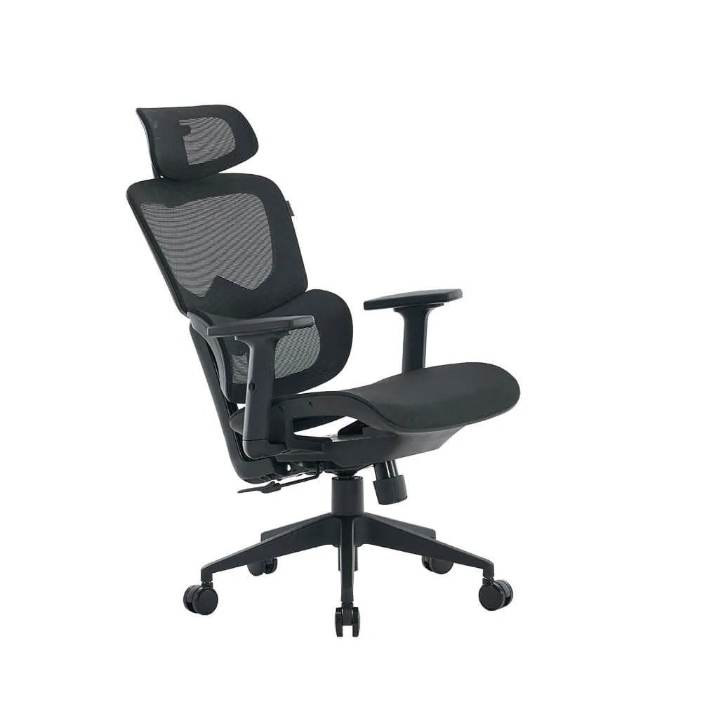 Cadeira Office XT Office X-Max, Até 120Kg, Reclinável, Braço 2D, Cilindro de Gás Classe 4, Tela Mesh, Preta - XTO-103 - view 4