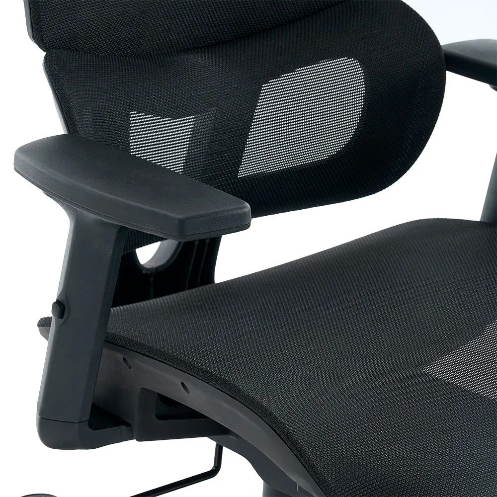 Cadeira Office XT Office X-Max, Até 120Kg, Reclinável, Braço 2D, Cilindro de Gás Classe 4, Tela Mesh, Preta - XTO-103 - view 15