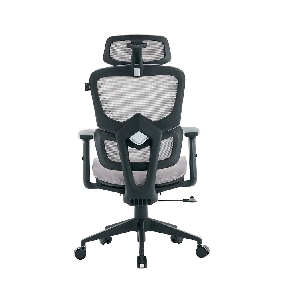 Cadeira Office XT Office X-Max, Até 120Kg, Reclinável, Braço 2D, Cilindro de Gás Classe 4, Tela Mesh, Cinza e Preta - XTO-104 - view 5