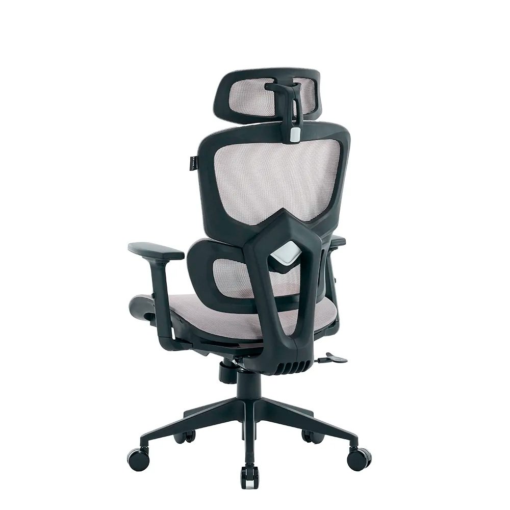 Cadeira Office XT Office X-Max, Até 120Kg, Reclinável, Braço 2D, Cilindro de Gás Classe 4, Tela Mesh, Cinza e Preta - XTO-104 - view 6